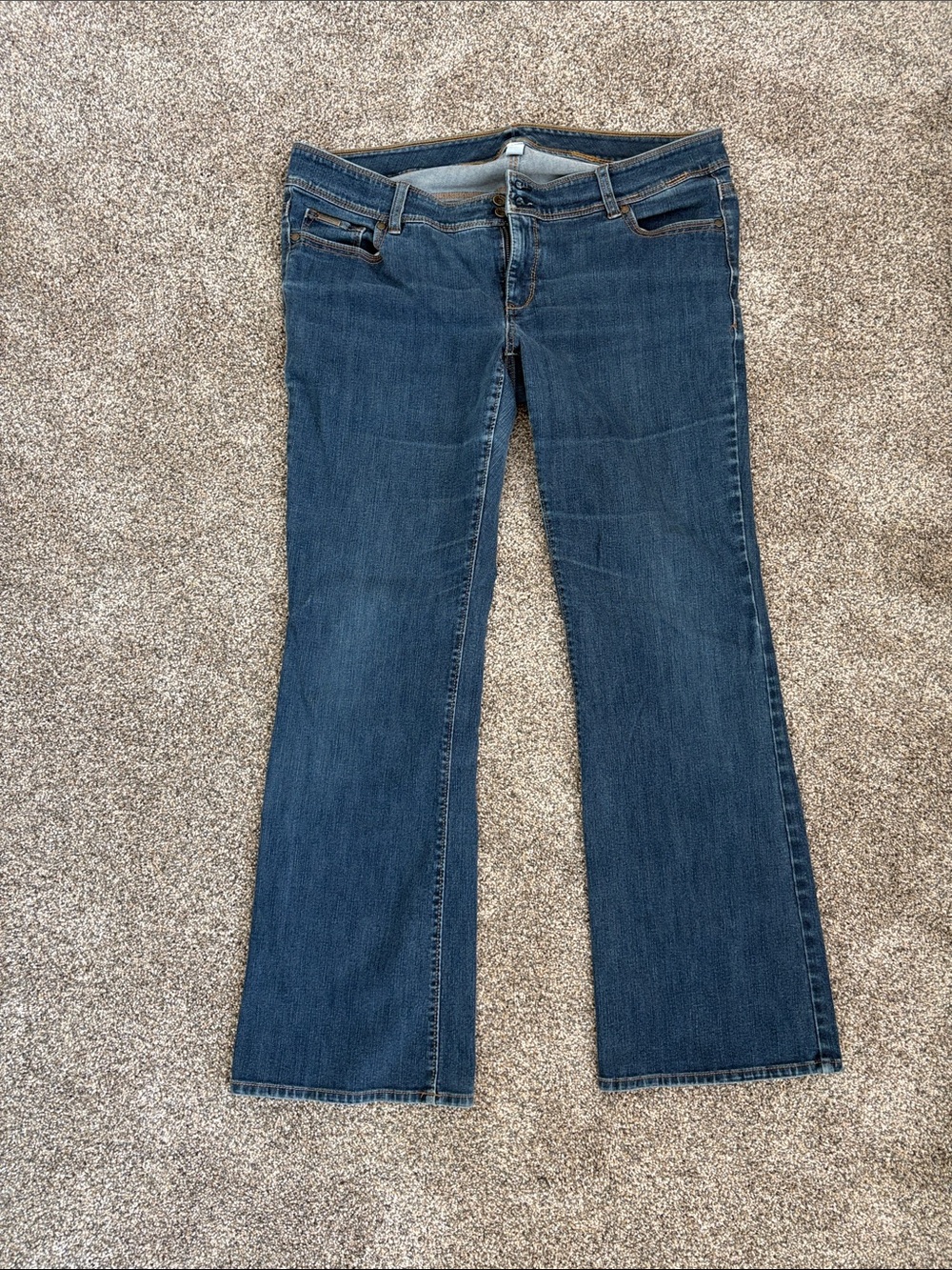 Old Navy Dark Blue Flare Jeans